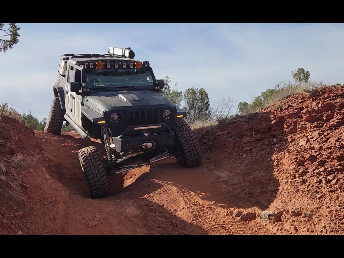 Rock crawling out on the trail