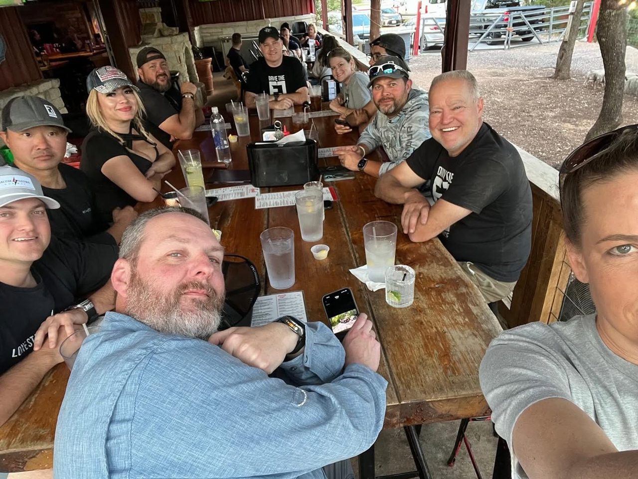 The Elevation Nation crew getting together