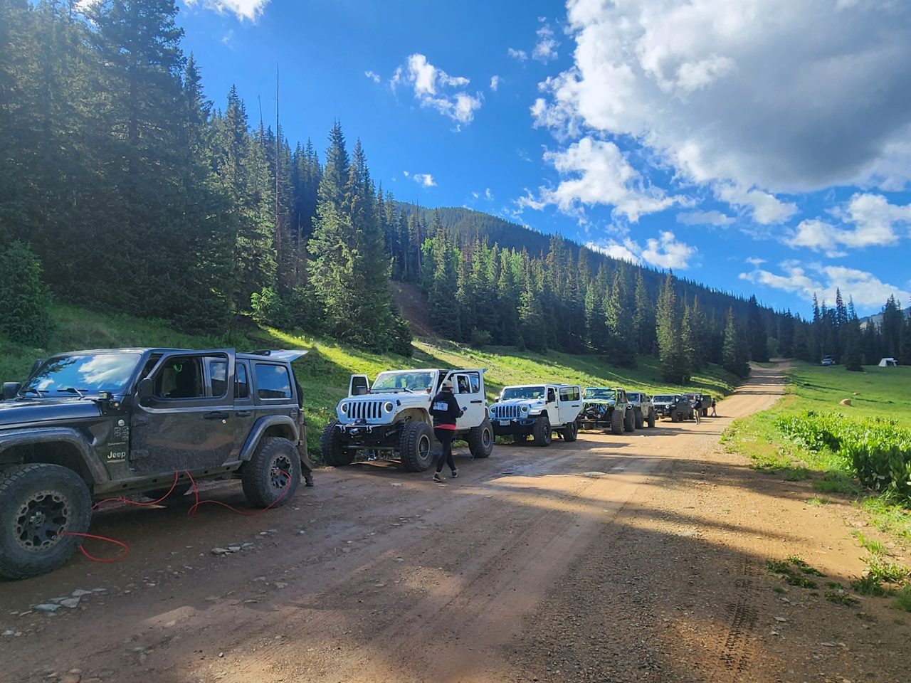 Elevation Nation rigs on a Colorado trail