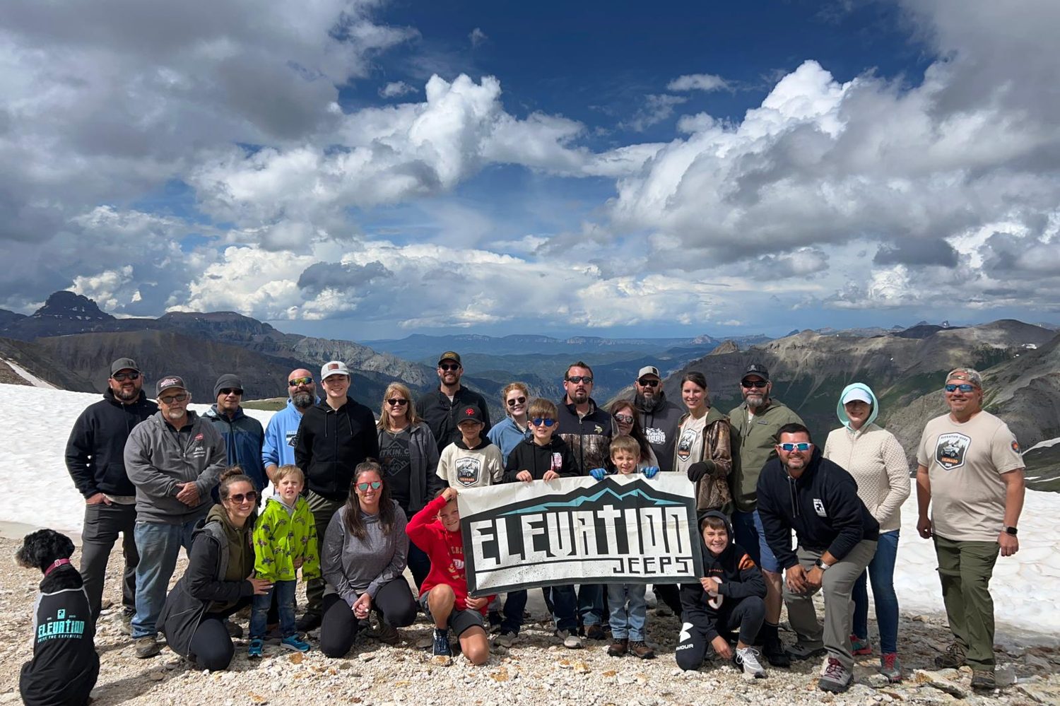 The Elevation Nation crew out in the Colorado high country